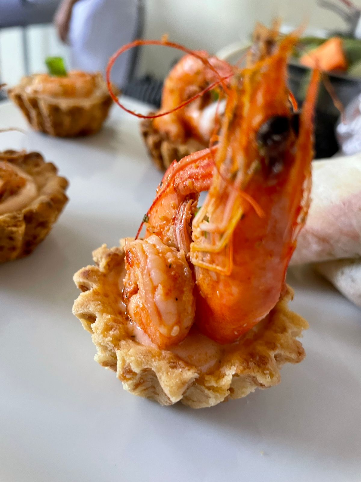 Tartaleta de gambas